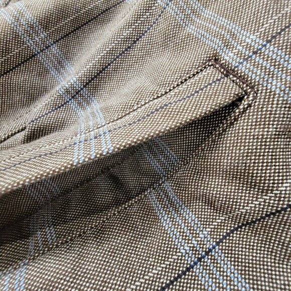 MARC By MARC JACOBS Men's Tartan Check Jeans Denim Jacket Cotton Size Medium - Picture 8 of 9